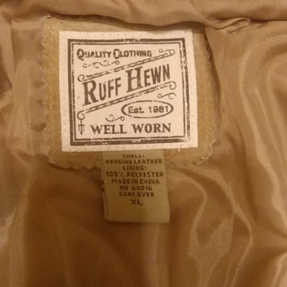 Leather Ruff Hewn jacket - Picture 2 of 2